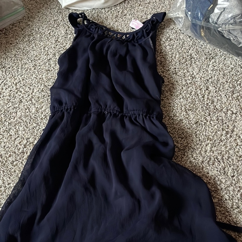 Navy blue dress